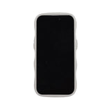 iPhone 16e / 15 / 14 / 13 Holdit Wavy Case - Wool Grey / Transparent