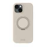 iPhone 16e / 15 Holdit Silicone Stand Case - Light Beige