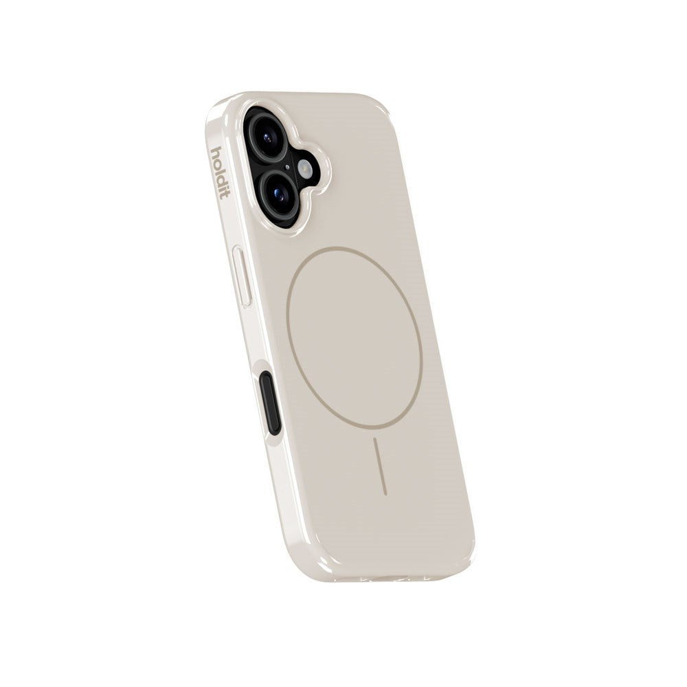 iPhone 16 Holdit Mono Case - MagSafe Compatible - Light Beige / Beige