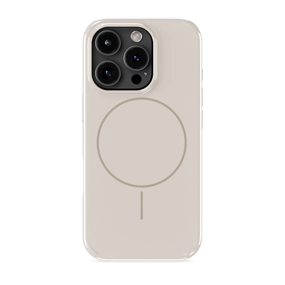 iPhone 16 Pro Holdit Mono Case - MagSafe Compatible - Light Beige / Beige