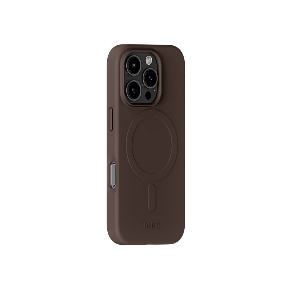 iPhone 16 Pro Holdit Soft MagSafe Case - Chocolate