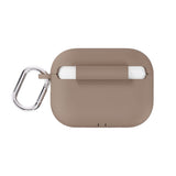 Apple AirPods Pro (3rd Gen.) Holdit Silicone Case with Carabiner - Mocha Brown