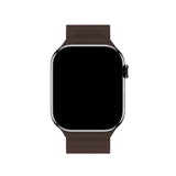 Apple Watch (38/40/SE/41/42mm) Holdit Silicone Magnet Strap - Chocolate / Black
