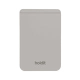 Holdit MagSafe Silicone Card Holder - Wool Gray