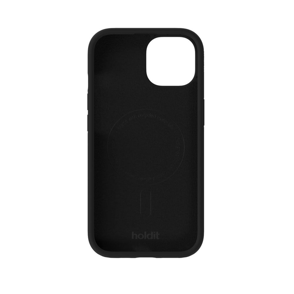 iPhone 15 / 14 / 13 Holdit Soft Touch MagSafe Silicone Case - Black