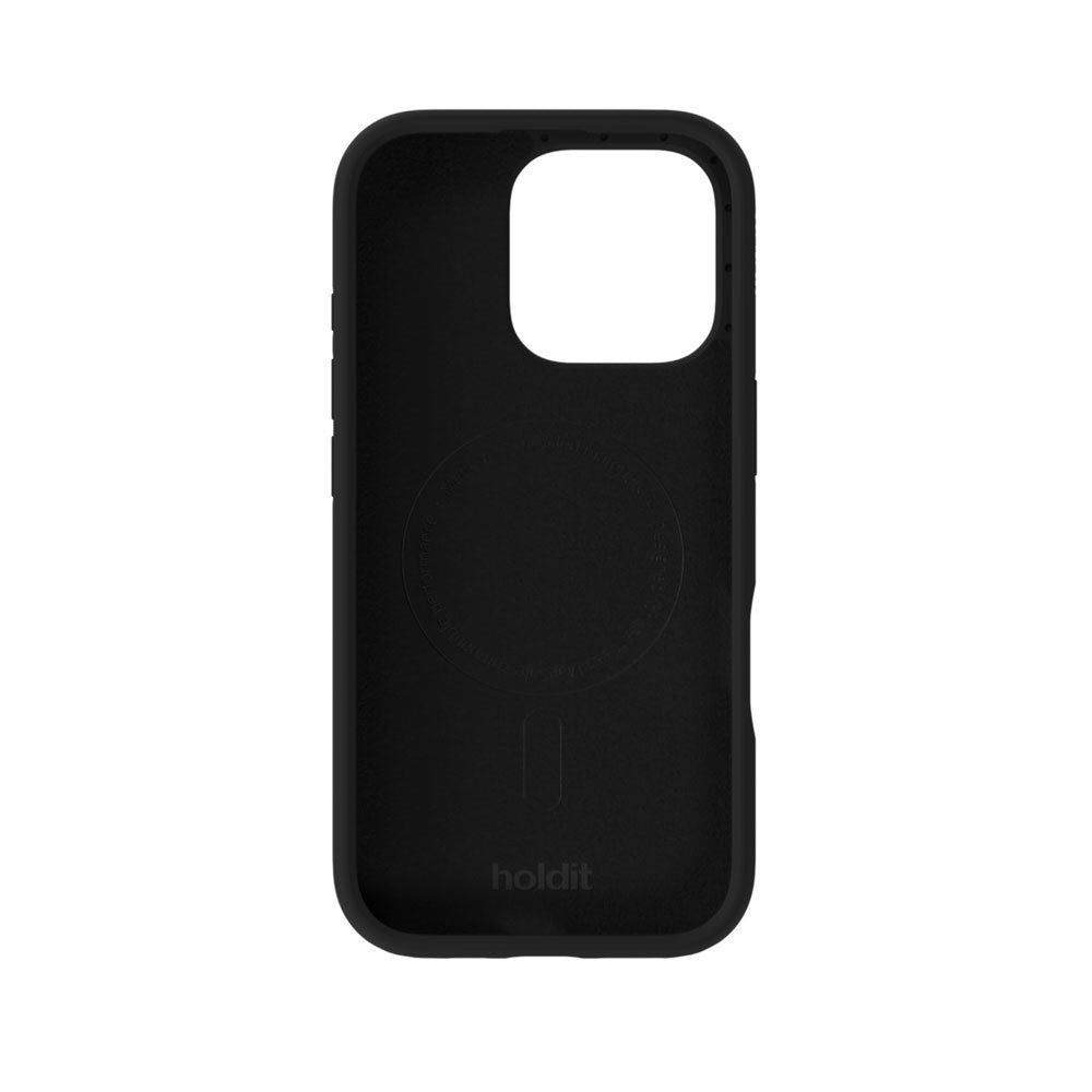 iPhone 16 Pro Holdit Soft Touch MagSafe Silicone Case - Black