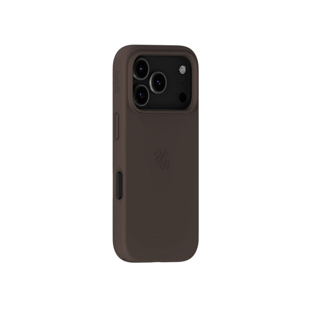 iPhone 17 Pro Holdit Soft Touch MagSafe Silicone Case - Chocolate