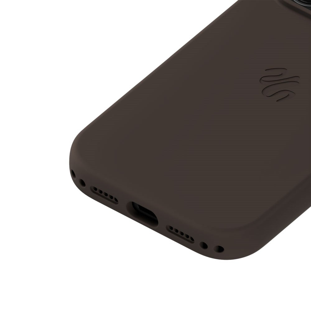 iPhone 17 Pro Holdit Soft Touch MagSafe Silicone Case - Chocolate