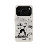 iPhone 18 Pro Max / 17 Pro Max Holdit Graphic Print Case - Wool Gray