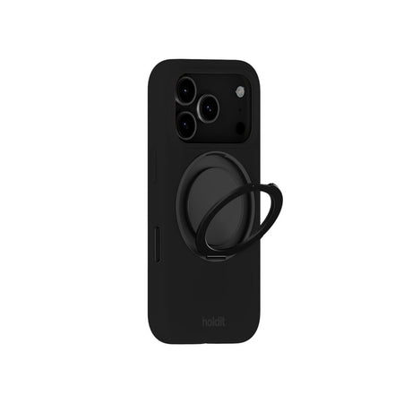 iPhone 18 Pro / 17 Pro Holdit Silicone Stand Case - Black