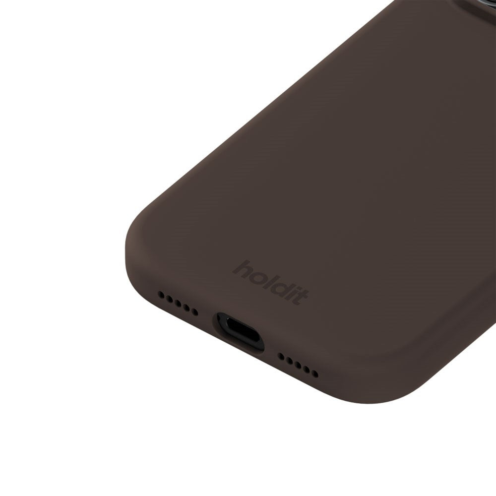 iPhone 18 Pro / 17 Pro Holdit Soft Touch Silicone Case - Chocolate