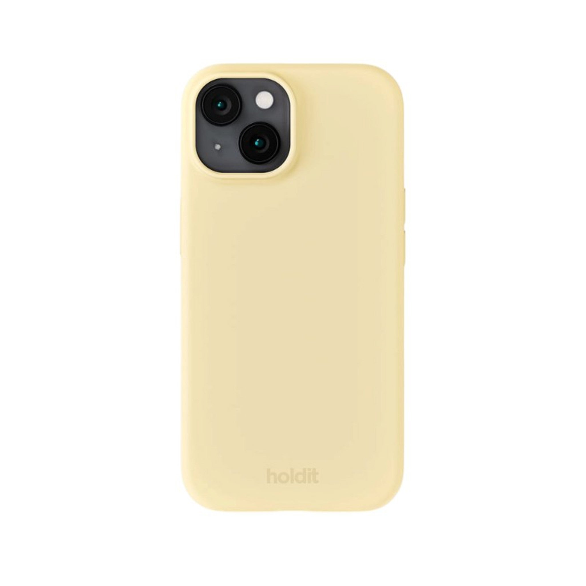 Holdit iPhone 14 Soft Touch Silicone Case - Butter Yellow