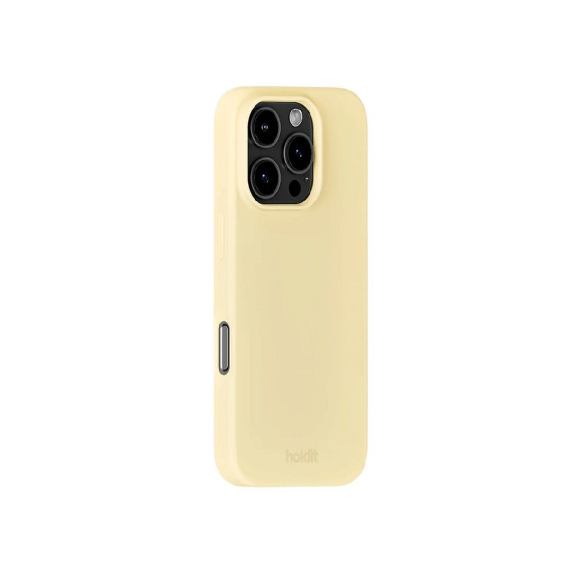 Holdit iPhone 16 Pro Soft Touch Silicone Case - Butter Yellow