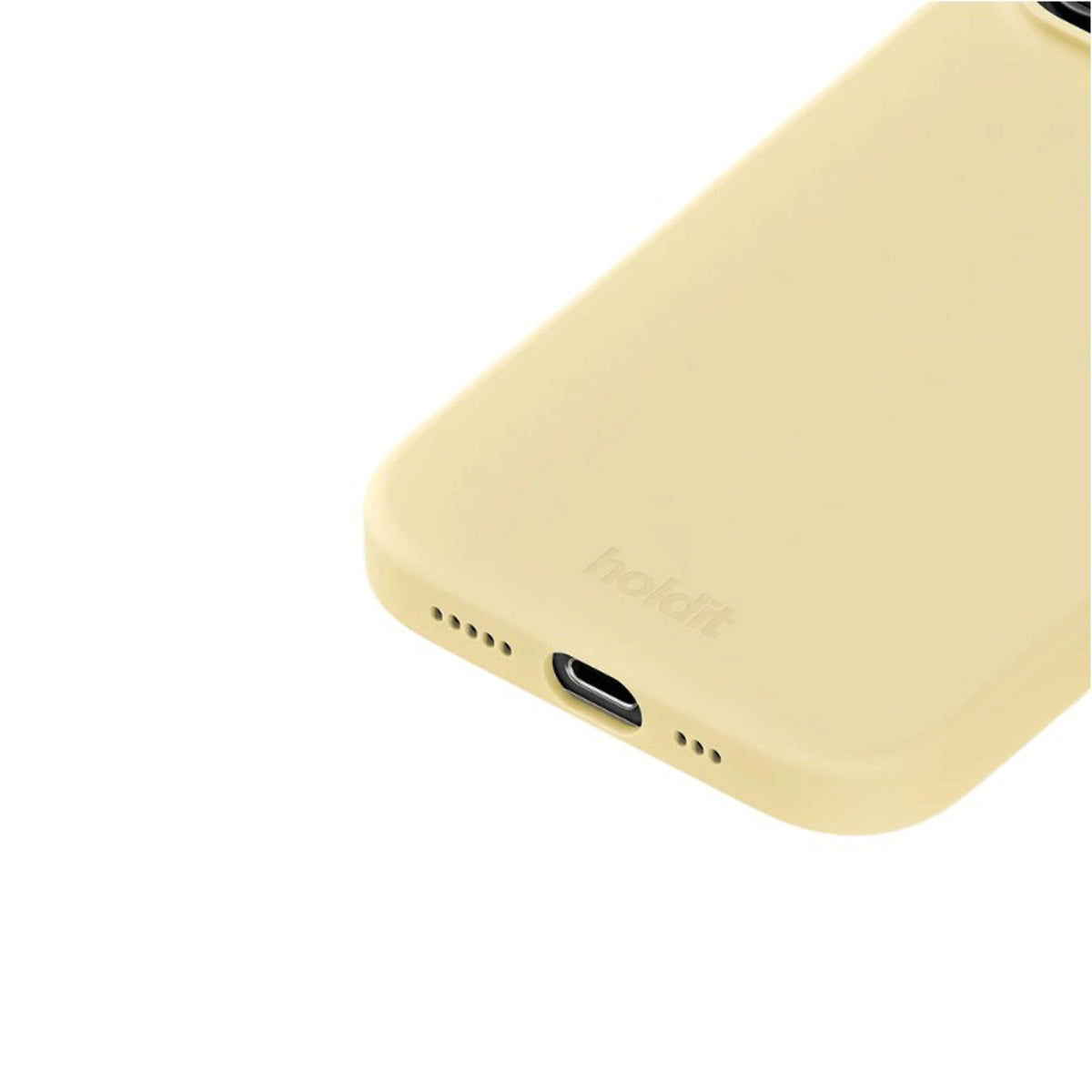 Holdit iPhone 16 Pro Soft Touch Silicone Case - Butter Yellow