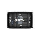 BOYA BOYALINK Wireless Microphone Set with Lightning / USB-C / 3.5mm Mini Jack - Black