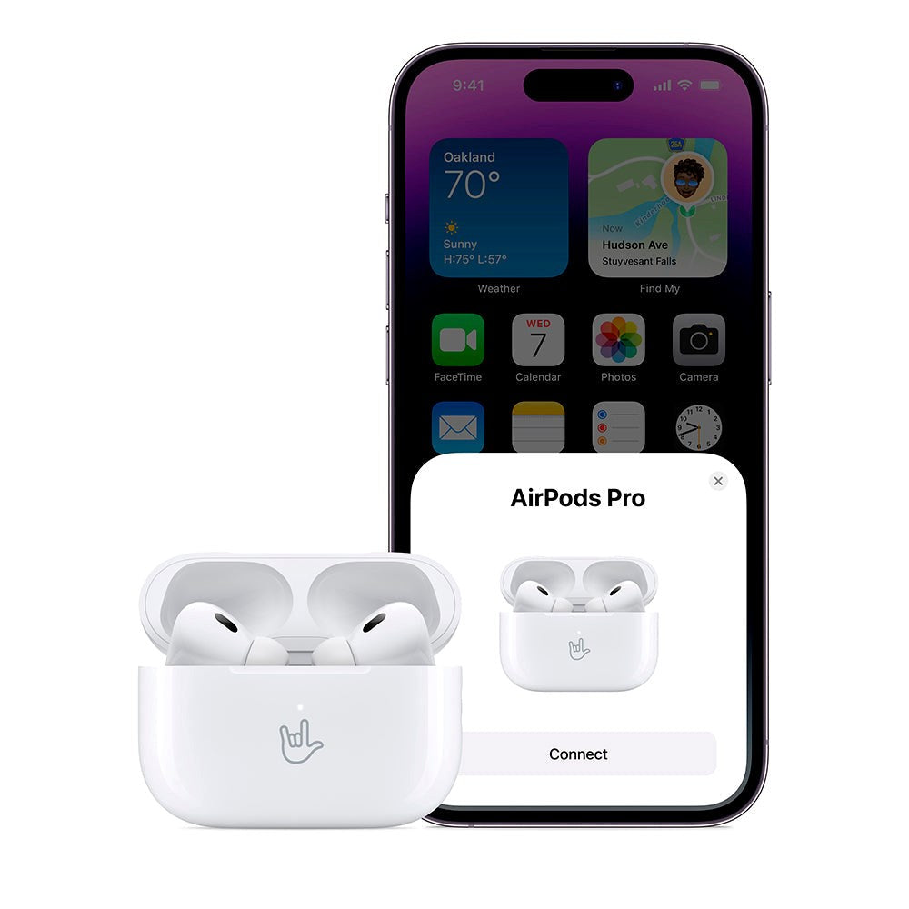 Apple AirPods Pro 2nd Gen (2022) - MTJV3DN/A - with Wireless Charging Case and USB-C Cable