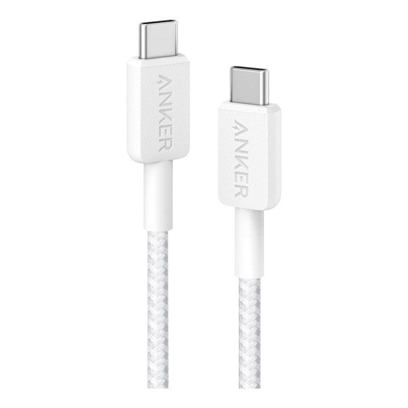 Anker 322 Nylon USB-C - USB-C Cable 60W / 90Cm - White