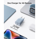 Anker Nano Wall Charger 30W with USB-C - White