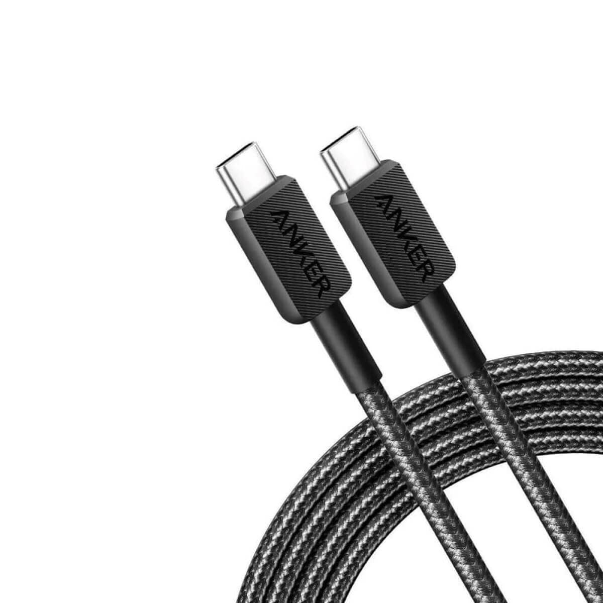 Anker 310 Nylon USB-C - USB-C Kabel 240W / 1.8 Meter - Black