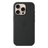 Original Apple iPhone 16 Pro Silicone Case - MagSafe Compatible - Black (MYYJ3ZM/A)