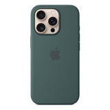 Original Apple iPhone 16 Pro Silicone Case - MagSafe Compatible - Lake Green (MYYR3ZM/A)