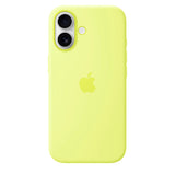 Original Apple iPhone 17 Silicone Case - MagSafe Compatible - Neon Yellow (MGEV4ZM/A)