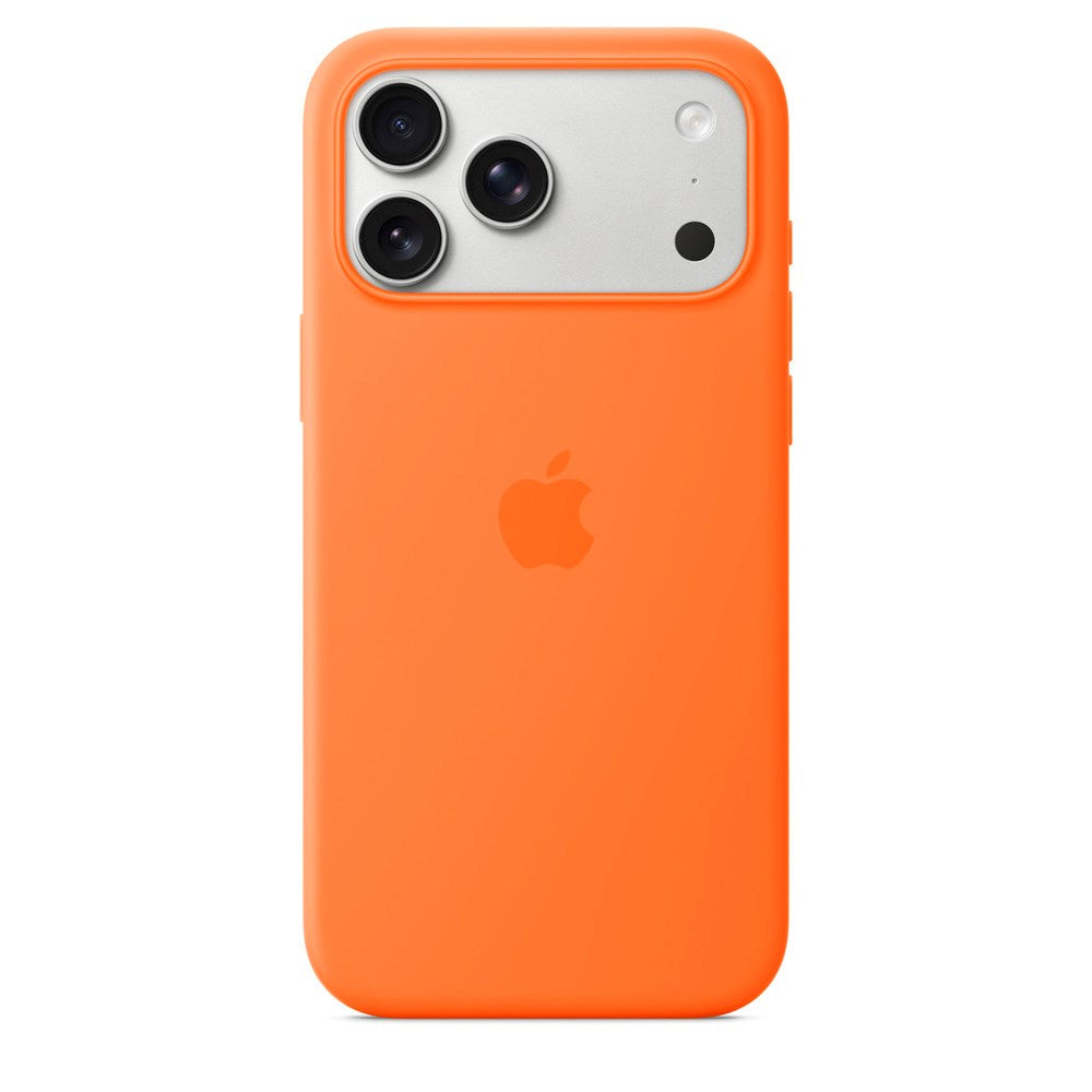 Original Apple iPhone 17 Pro Max Silicone Case - MagSafe Compatible - Orange (MGFL4ZM/A)