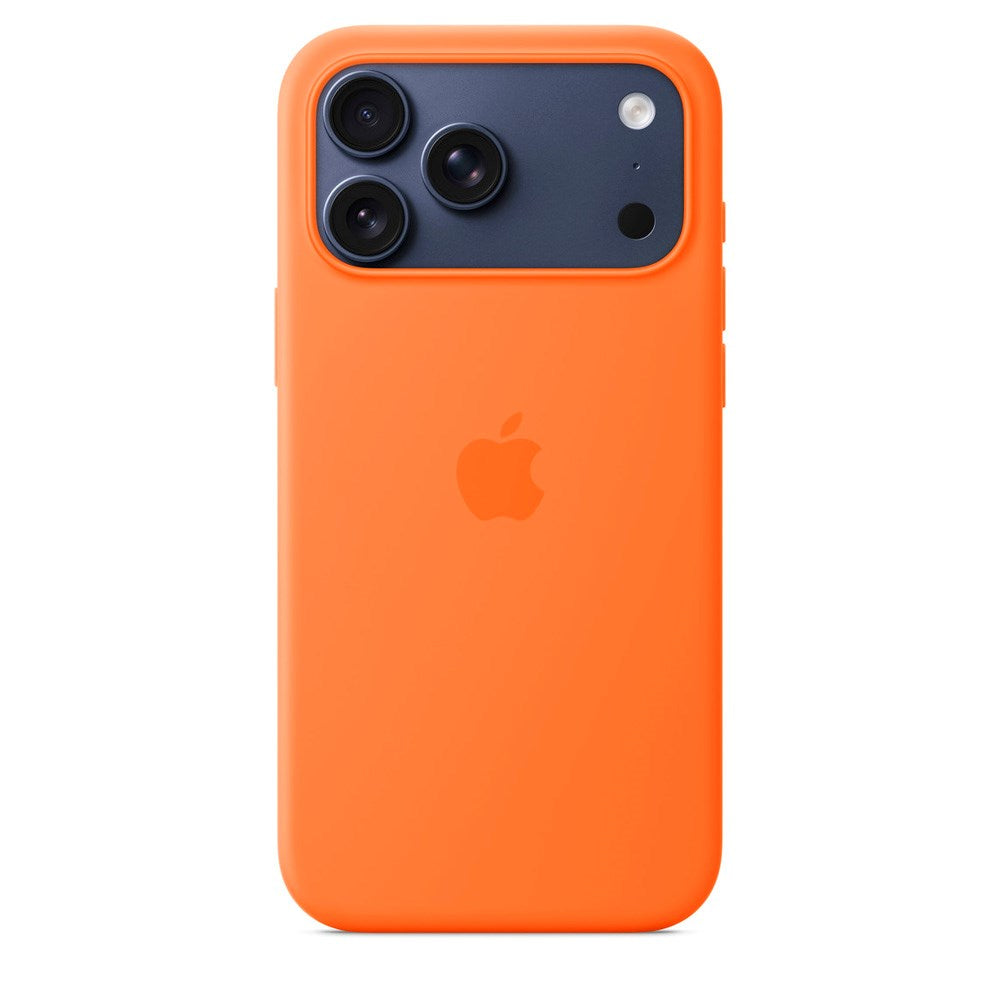 Original Apple iPhone 17 Pro Max Silicone Case - MagSafe Compatible - Orange (MGFL4ZM/A)