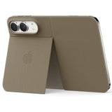 iPhone Duo Original Apple Folio Case w. Kickstand - MagSafe Compatible - Taupe (MKR64ZM/A)