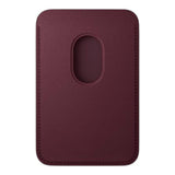 Original Apple FineWoven Wallet - MagSafe Compatible - Burgundy (MK9H4ZM/A)