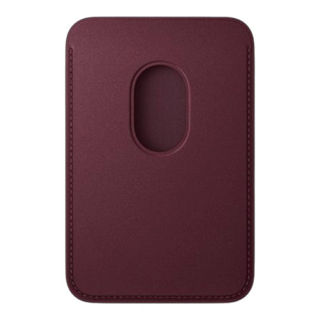 Original Apple FineWoven Wallet - MagSafe Compatible - Burgundy (MK9H4ZM/A)