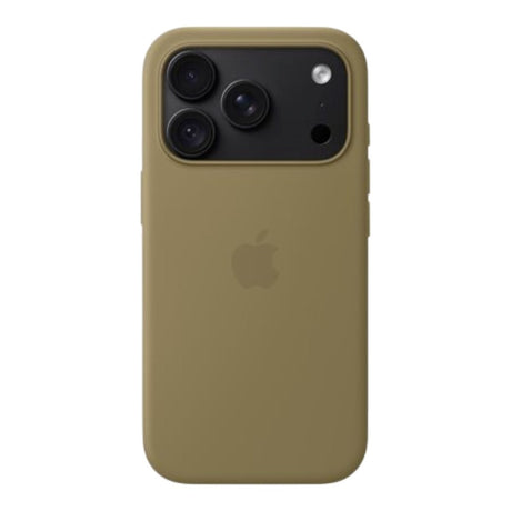 Original Apple iPhone 18 Pro Silicone Case - MagSafe Compatible - Olive (MK8V4ZM/A)