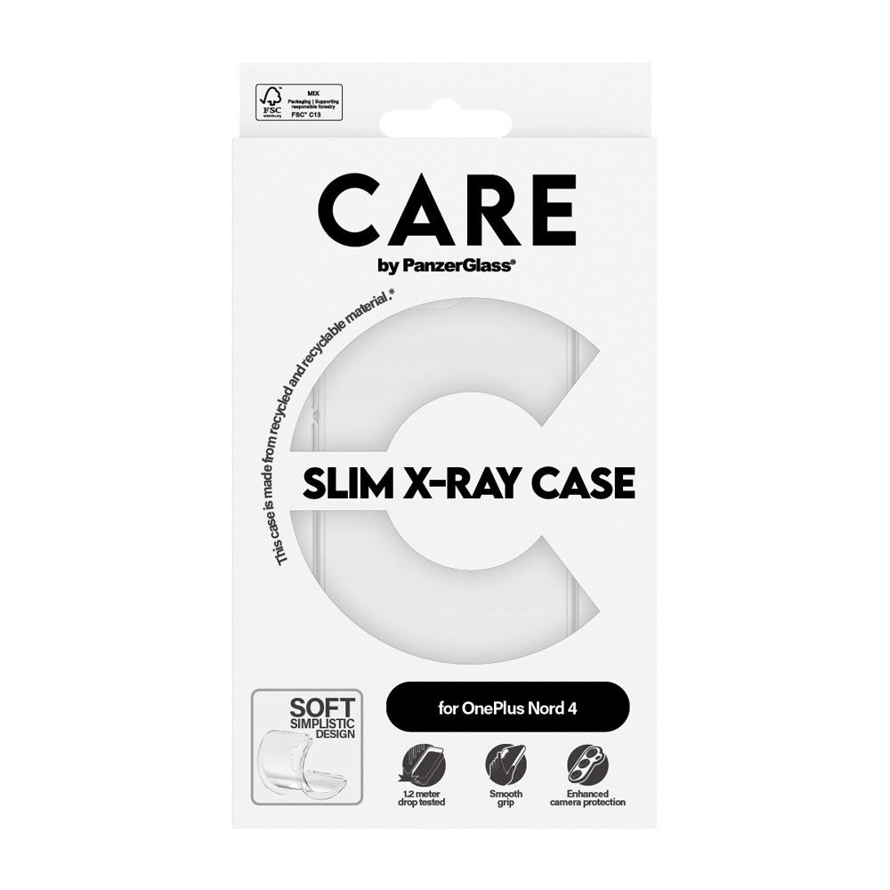 CARE by PanzerGlass OnePlus Nord 4 (5G) FASHION X-Ray Soft Basic Case - Transparent