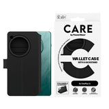 CARE by PanzerGlass OnePlus 12 Feature Wallet Case with Kickstand - Black