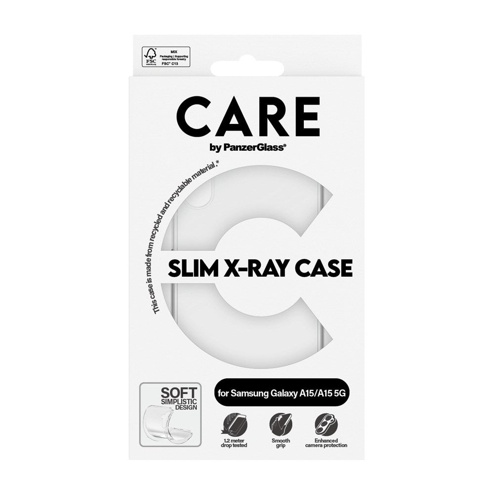 CARE by PanzerGlass Samsung Galaxy A15 / A15 (5G) FASHION X-Ray Soft Basic Case - Transparent