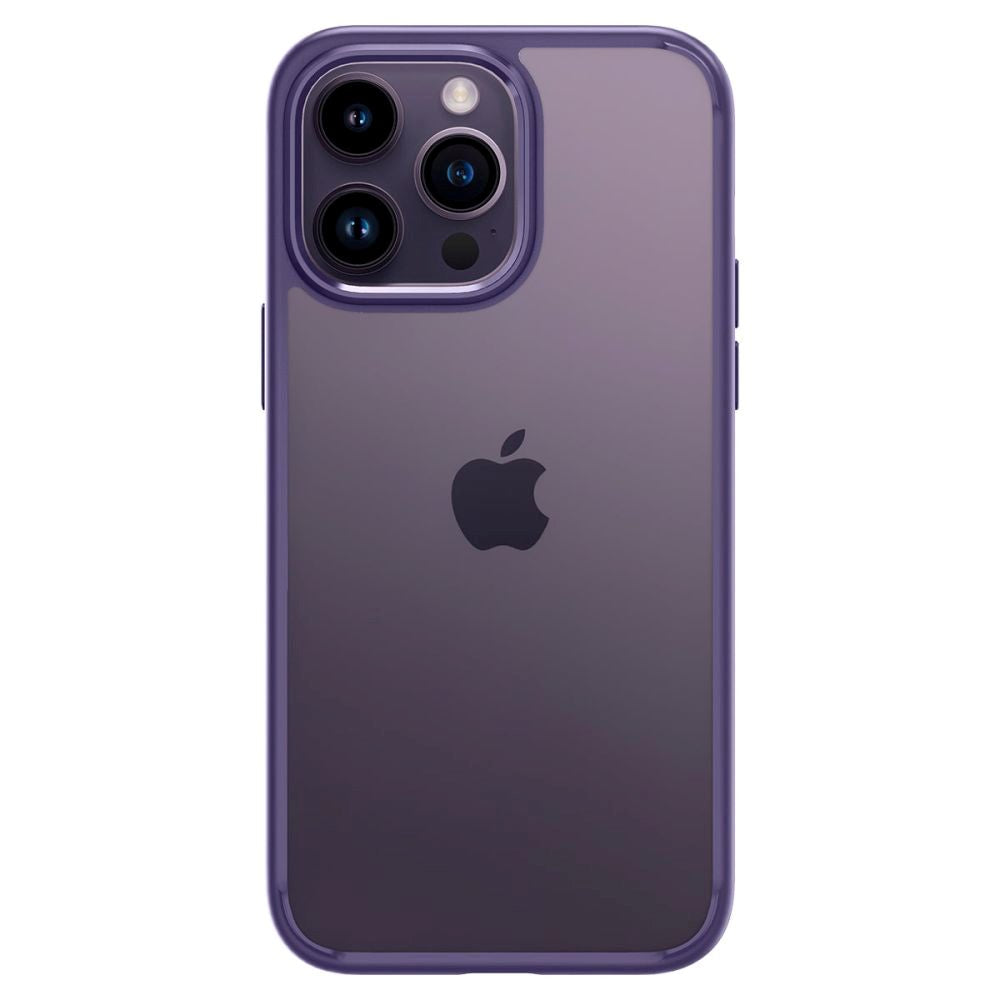 iPhone 14 Pro Max Spigen Ultra Hybrid Case - Transparent / Purple