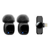 Lippa Pro 2. Pack Wireless Microphone w. Lightning - Black