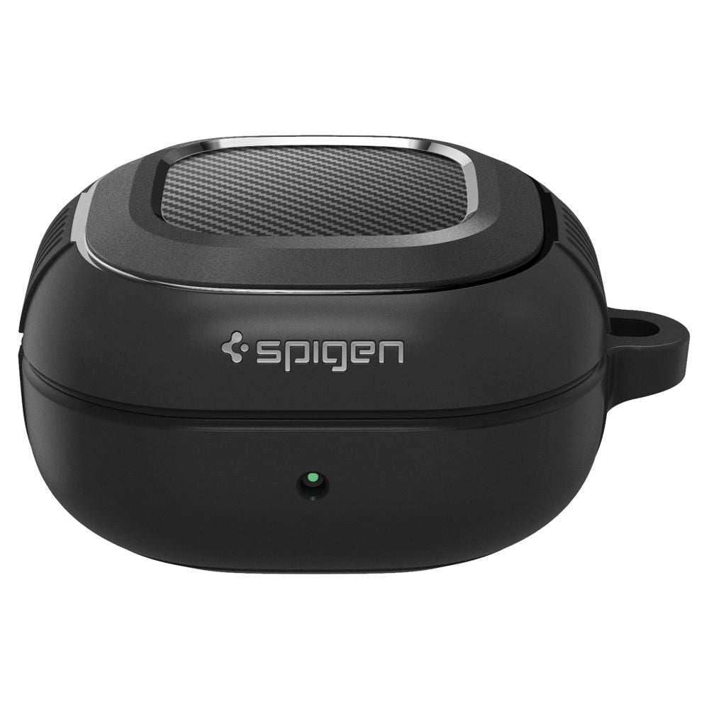 Samsung Galaxy Buds 2 / Live Spigen Rugged Armor Case - Black w. Carbon Look