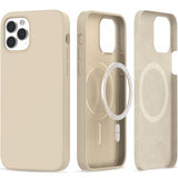 iPhone 12 / 12 Pro Tech-Protect Silicone Case - MagSafe Compatible - Beige