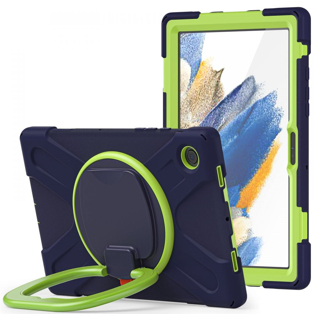 Tech-Protect Samsung Galaxy Tab A8 10.5" X-Armor Case - Kickstand - Blue / Green