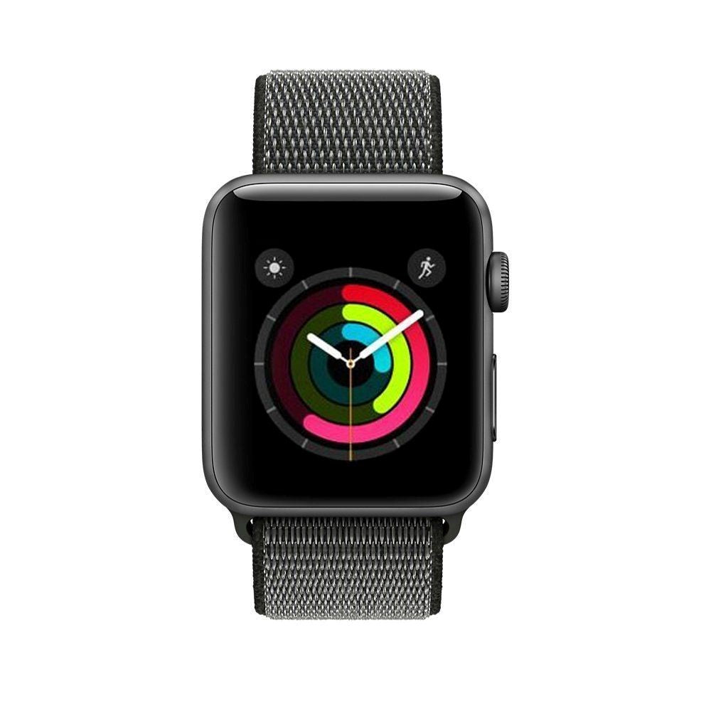 Apple Watch (42-45mm) Tech-Protect Nylon Strap - Dark Olive