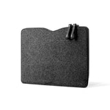 Mujjo Sleeve 13" - Folio Sleeve for MacBook 13" (32 x 23.5 Cm) - Black