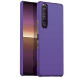 Sony Xperia 1 IV Ultra Slim Back Cover - Scratch Resistant - Blue/Purple