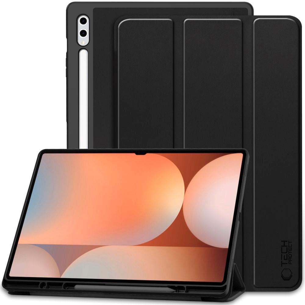 Tech-Protect SC Pen Cover for Samsung Galaxy Tab S9+ Plus/S10+ Plus 12.4" X810 / X816B / X826B - Black