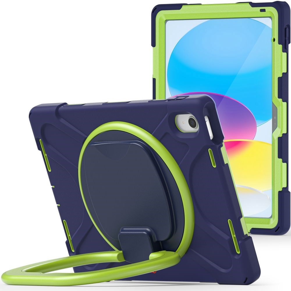 Tech-Protect iPad 10.9" (2022) X-Armor Case - Kickstand - Blue / Green