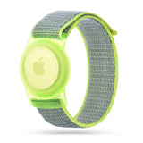 Tech-Protect Nylon - Apple Airtag Strap for Kids - Lime