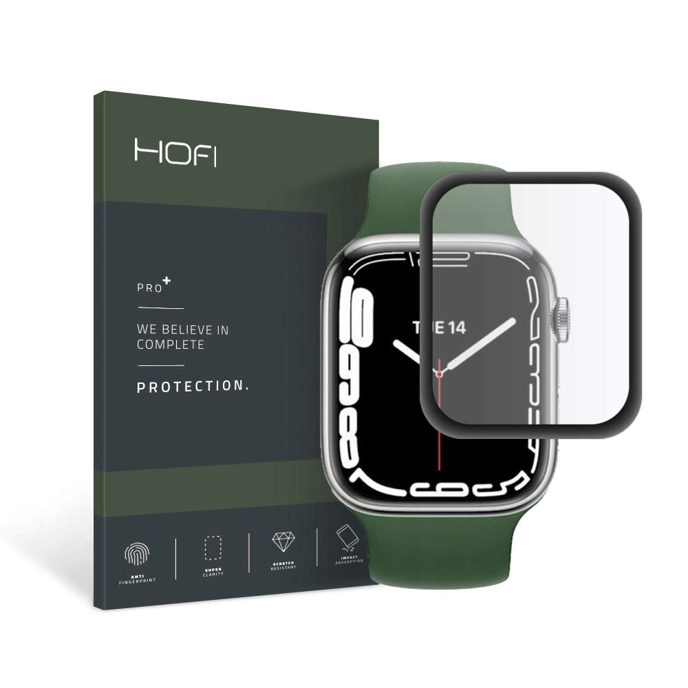 Apple Watch 7 (41mm) HOFI Pro+ Plastic Screen Protector - Transparent & Black