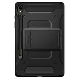 Samsung Galaxy Tab S9 Spigen Tough Armor Pro Case w. S-Pen Holder & Kickstand - Black