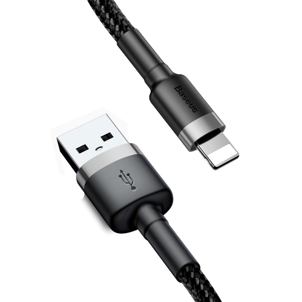 Baseus Cafule USB-A to Lightning Cable - 0.5m - Black