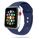 Apple Watch (42/44/SE/45/46/49mm) Tech-Protect Icon Band Silicone Strap - Blue